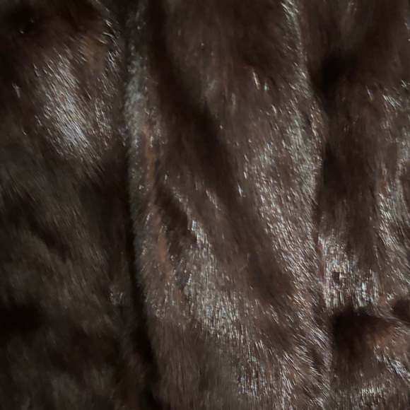 Vintage The Fashion Hermes/Rosenfield Shreveport Black Mink Coat 10-12 - Picture 6 of 13